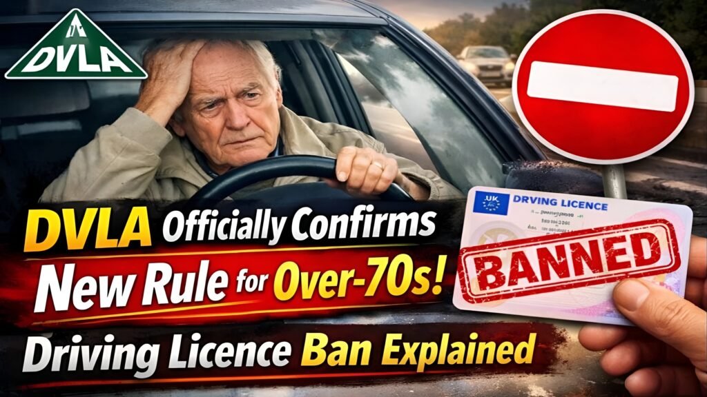 DVLA driving licence rules for over 70s